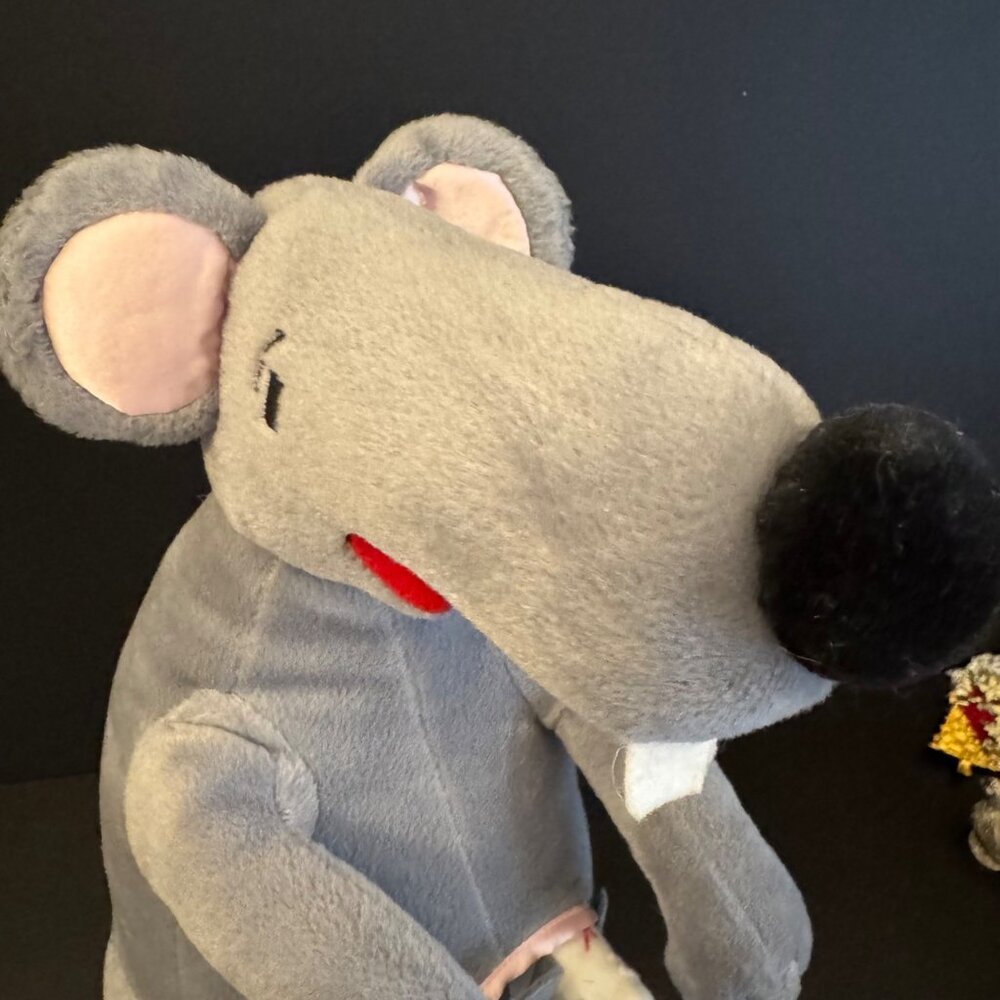 Vintage Ikea Plush Rat with Babies in Pouch Fa Fä Collectible - Picture 2 of 15